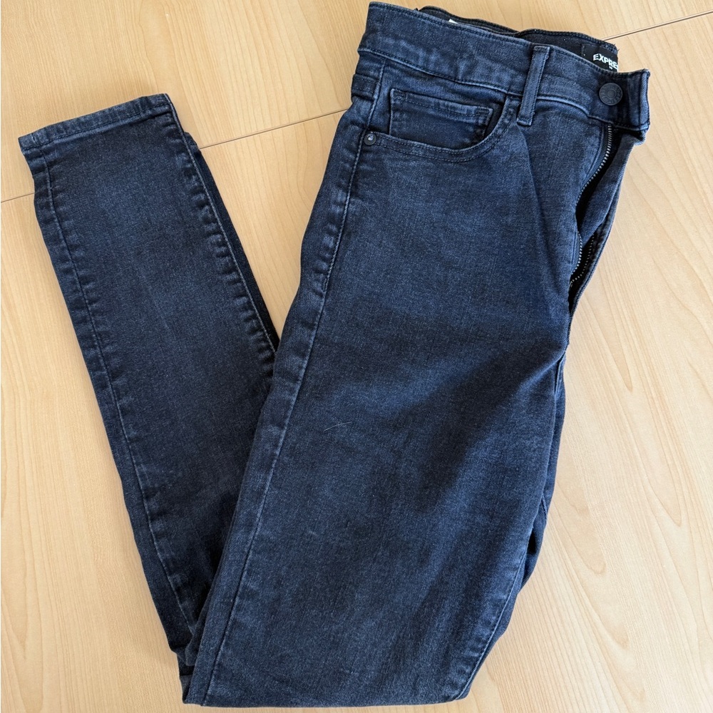 Express Women's Black Skinny Jeans 8R